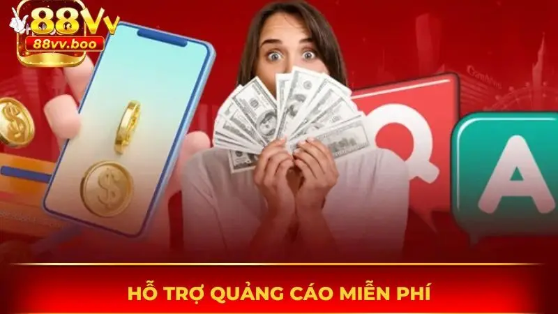 Được hỗ trợ quảng cáo free